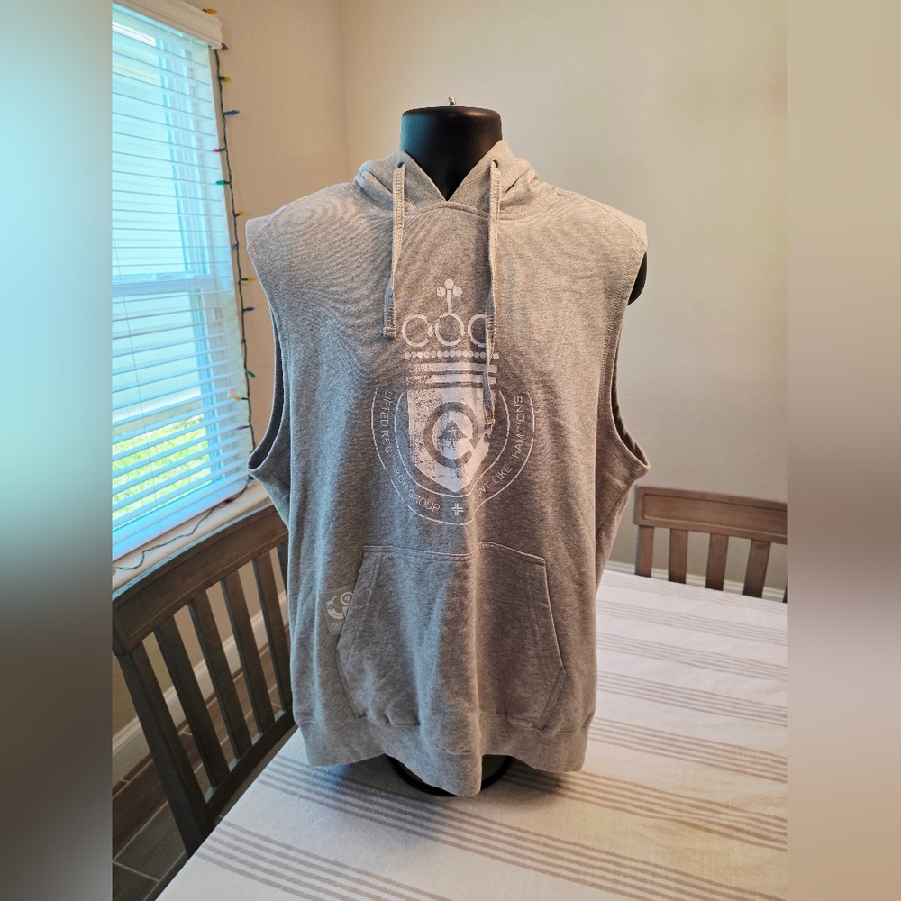 LRG Gray Hoodie with Logo Patch